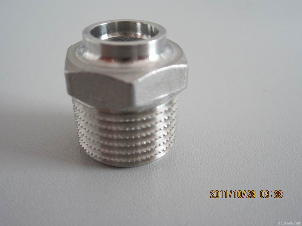 stainless steel hex nipple with welding end