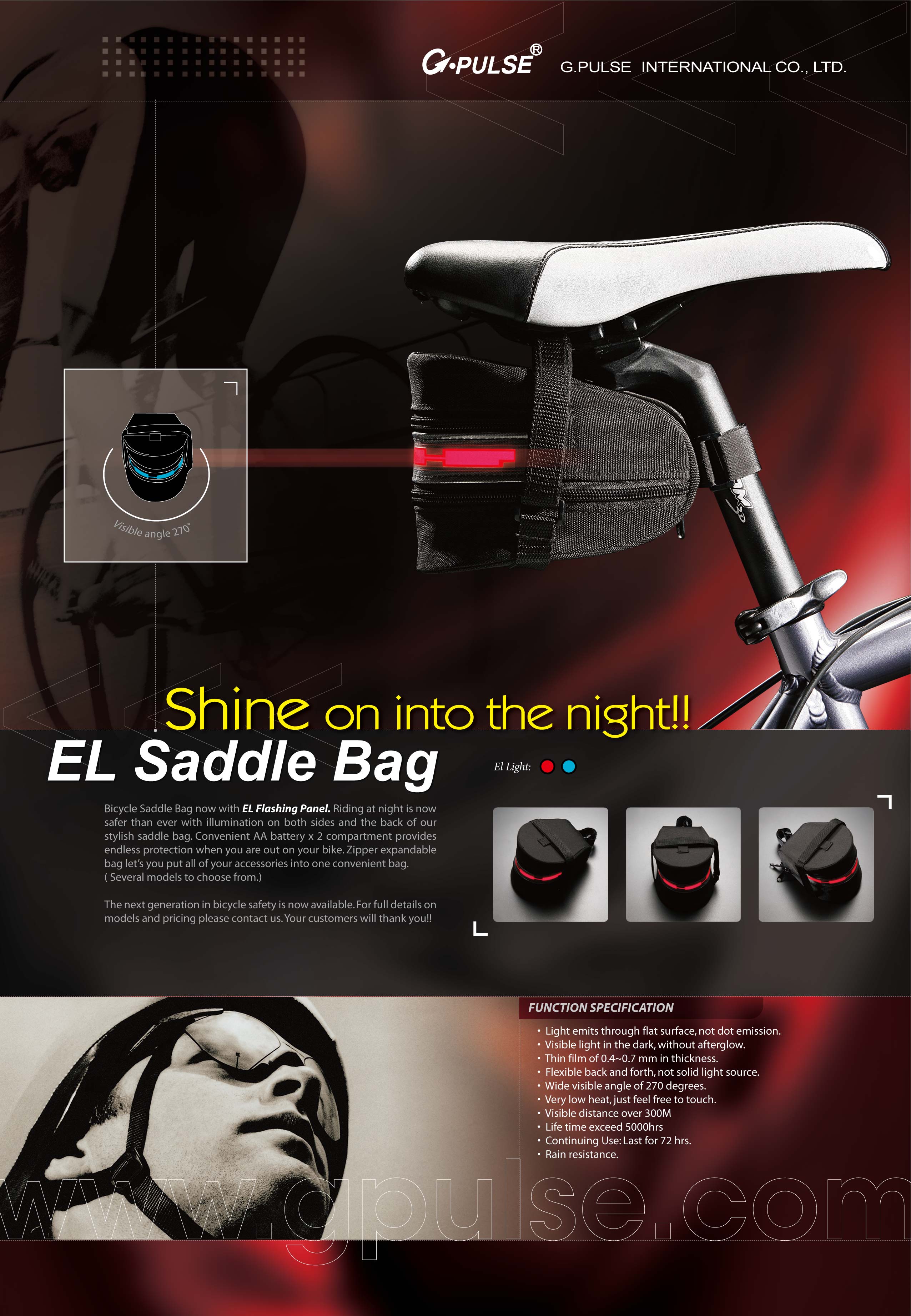 El Saddle Bag-Electric Luminescence