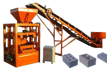 Semi-auto brick making machine/hollow block making machine(QT4-24)