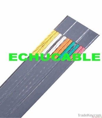 PVC flat flexible elevator cable, elevator parts-cable