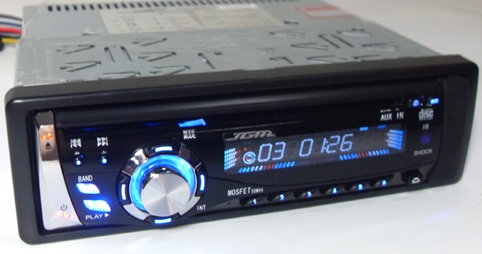 USB SD Car Audio CD DVD player with AMFM radio
