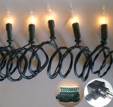 Low voltage mini bulb light chain