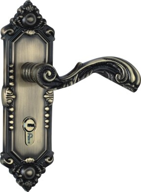 Zinc handle door lock