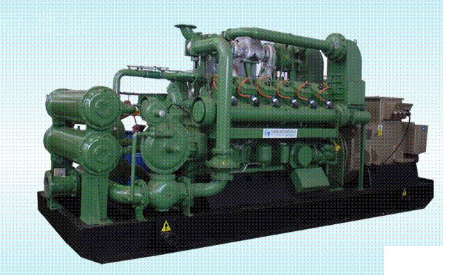 500KW low concentration gas generator set