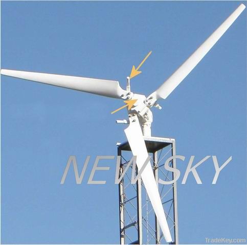 Variable Pitch 2kW Wind Turbine Wind Power Generator