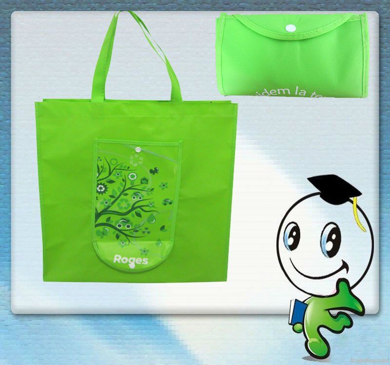 Eco-friendly PP non-woven foldable shopping bag