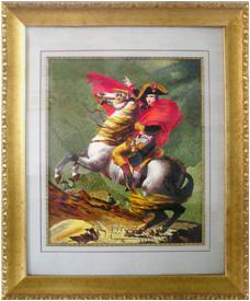 Napoleon 100% hand embroidery silk paintings
