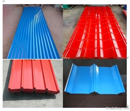 color corrugated steel sheet