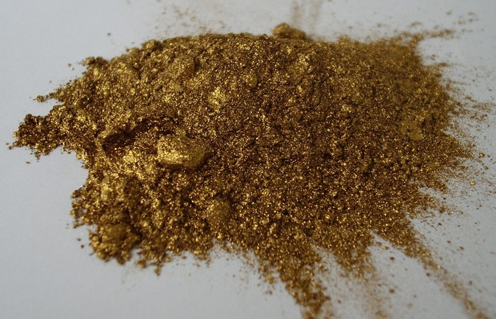 gold bronze powder