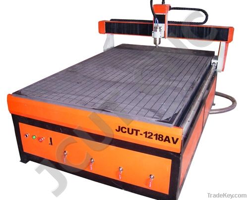 Low-cost Woodworking Router JCUT-1218AV With Vacuum Table And Dust Col