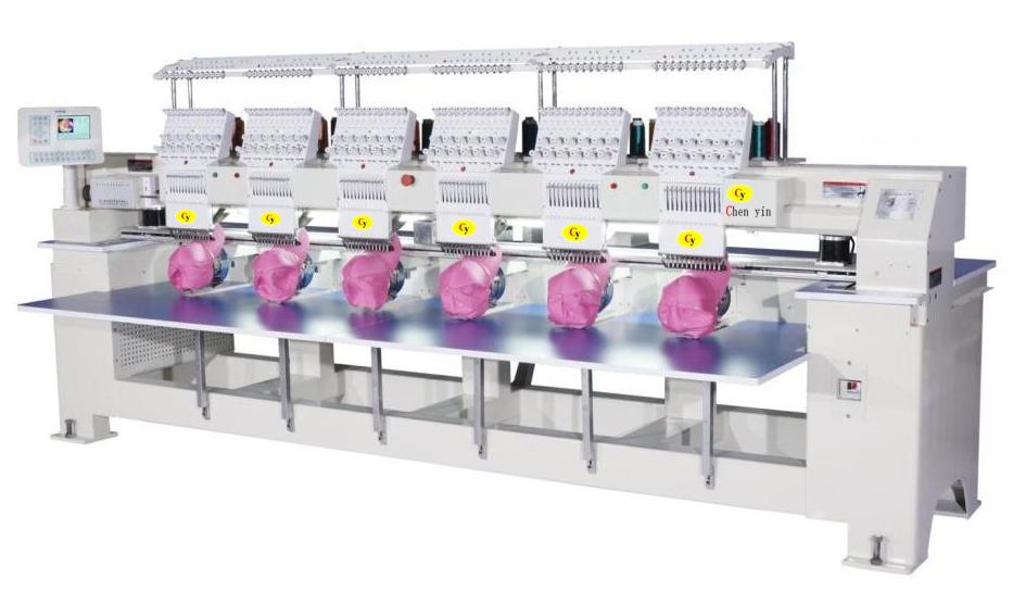 cap embroidery machine six head