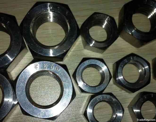 904L.1.4529.2205.2507.C276.Monel400stainless steel hex nut