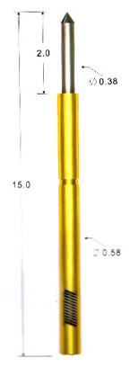 15mm Dia0.58mm Spring Test Probe