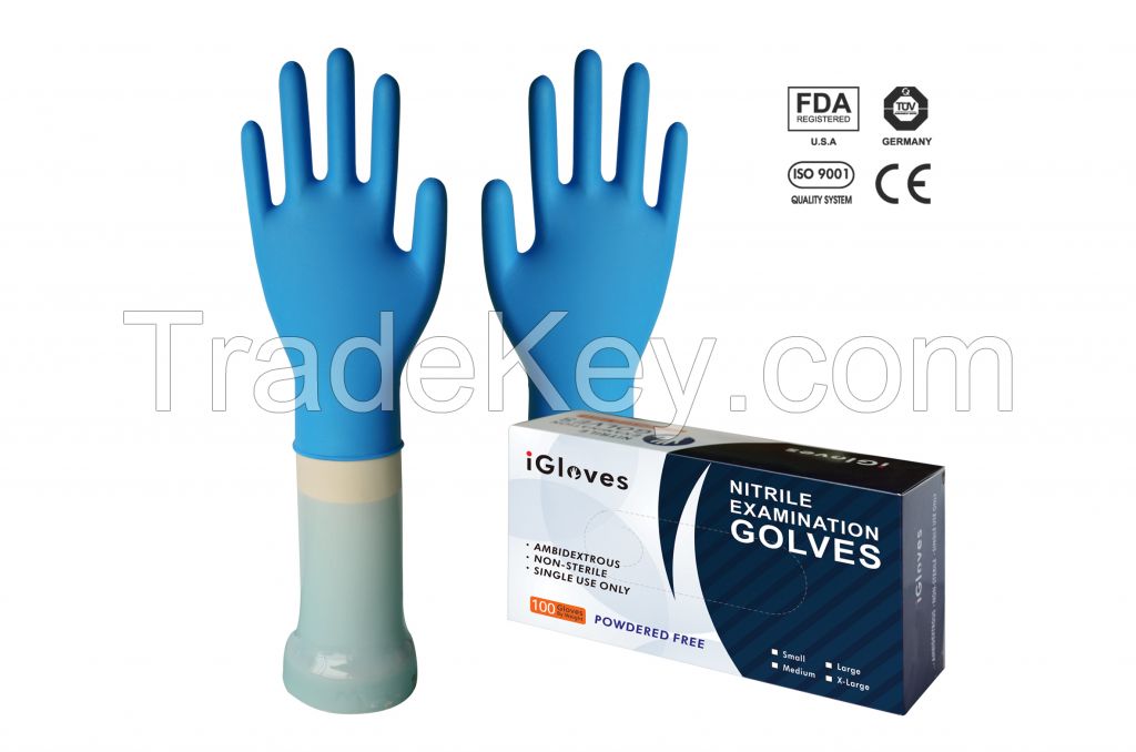 Disposable Nitrile examination gloves