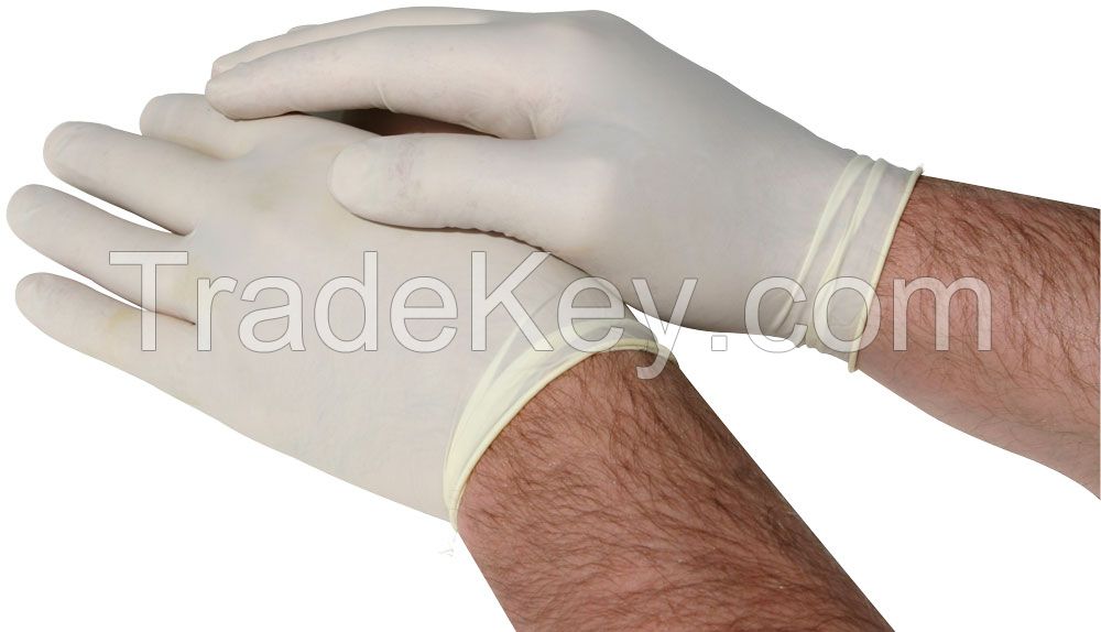 powdered and powder free latex glove cheap latex glove medical use hand care disposable latex glove