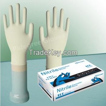 Powered Milky White Sterile Surgical Gloves