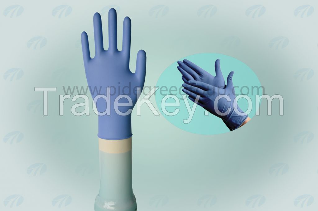 Good quality Nitrile exam Gloves with Purple