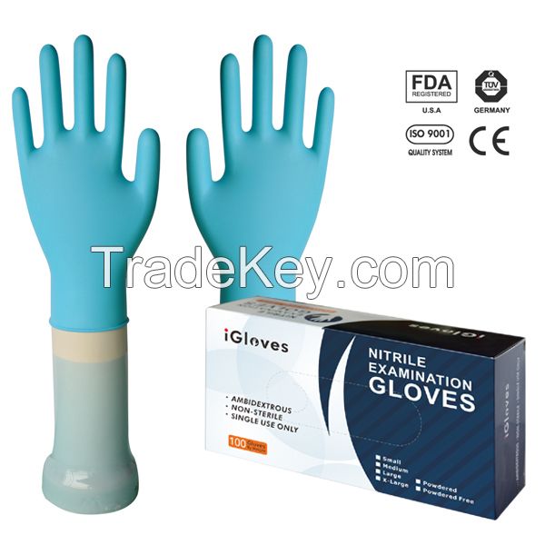 Nitrile Exam Gloves for medical 