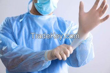 Powder Free Medical Disposable Vinyl Gloves Latex Free Adequate Thickness