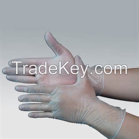 Ambidextrous Disposable Vinyl Gloves Powdered for Surgical or Gardening