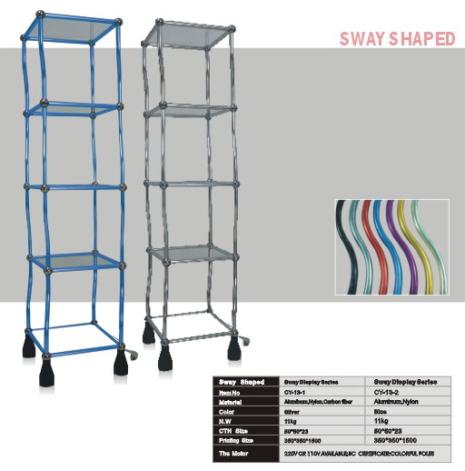 SWAY DISPLAY/ TRIPPLE SCREEN/ALU-LINE STAND