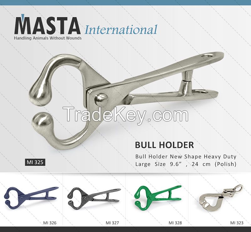 Bull Nose Holder, Bull rings, Ring Pliers 