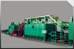 Plastic floor mat production line