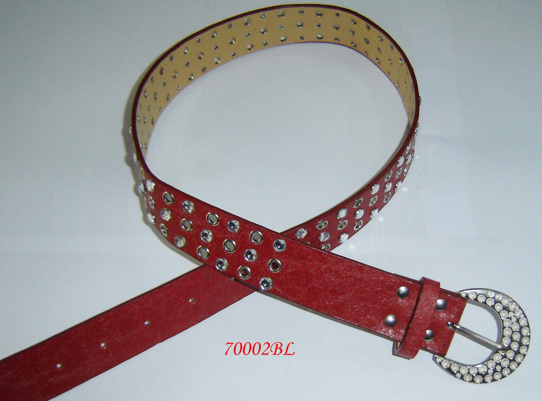 red PU belts