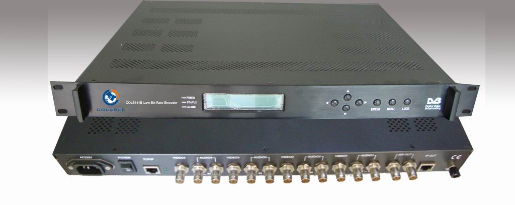 MPEG2/MPEG4 Digital TV Encoder, multiplexer, scrambler, modulaotor