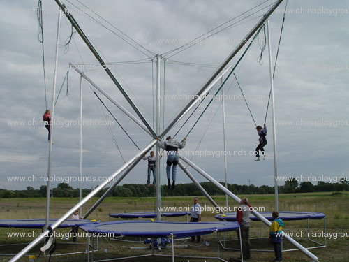 4 in 1 bungee trampoline
