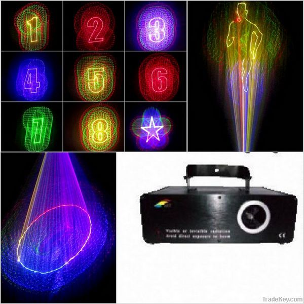 Full-color magic animation laser stage light