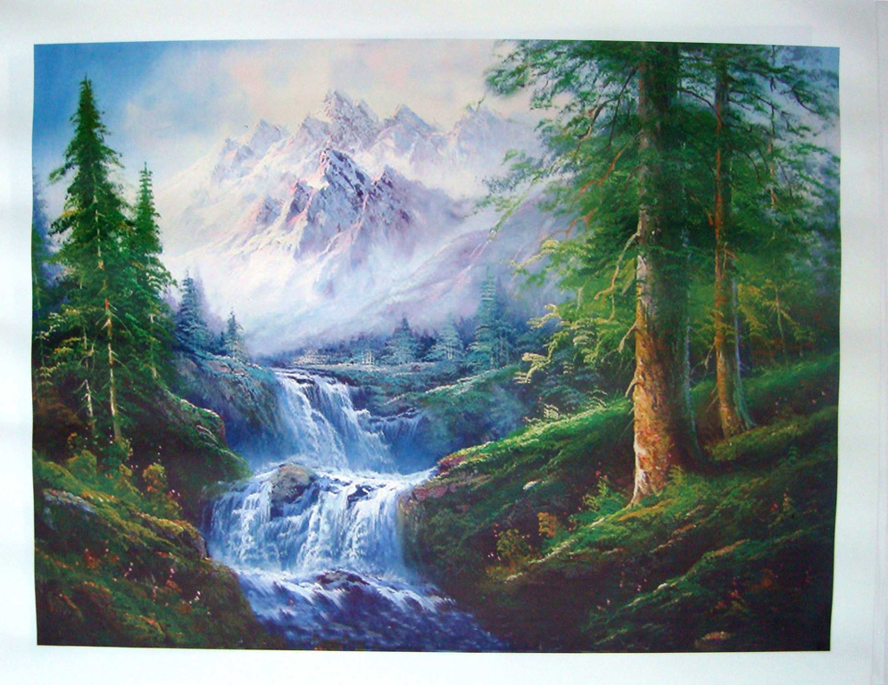 Giclee painting on canvas
