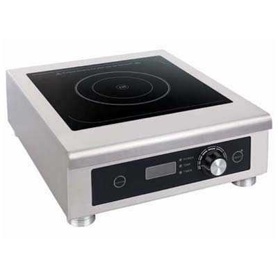 Commercial induction cooktop