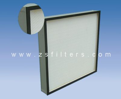 Mini-pleat hepa filter