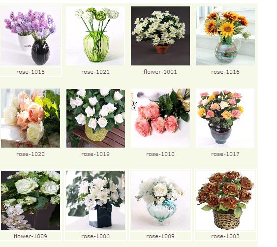 artificial flower and plant