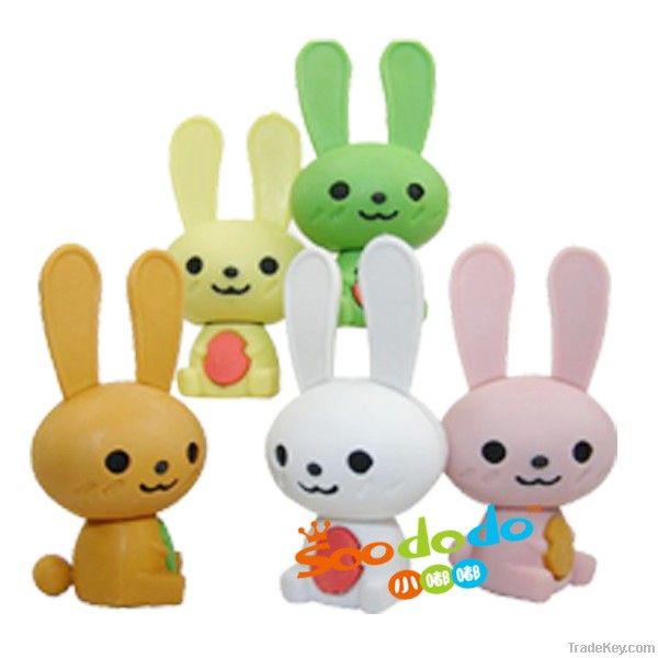 Soododo 3d Rabbit Shaped Erasers