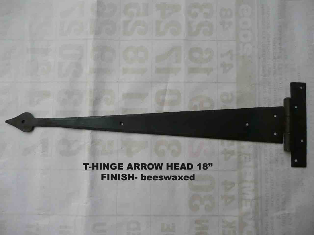 T-hinge arrow hearded