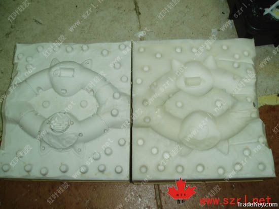 PVC plastic manual mold liquid silicone rubber