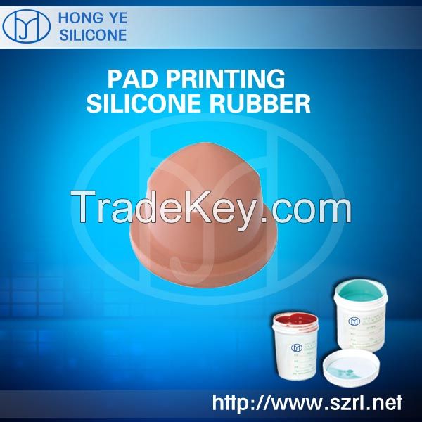 RTV pad printing silicone for plastic toys