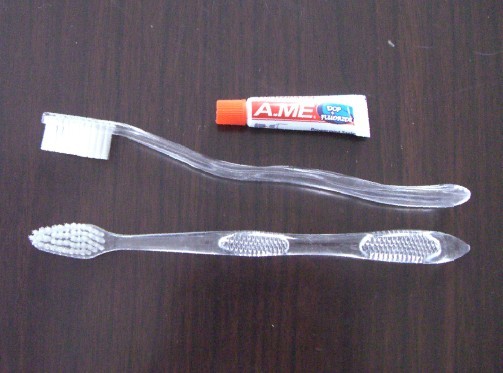 disposable toothbrush