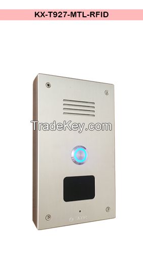 Telephone line door entry system