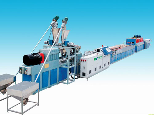 WPC(wood-plastic composites) One-step Plate Extrusion Lines