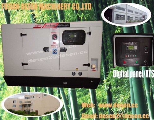 (ATS, CE, ISO, 100KVA, 20KW, 15KW, 10KW, 25KVA)Silent Diesel Generator Set