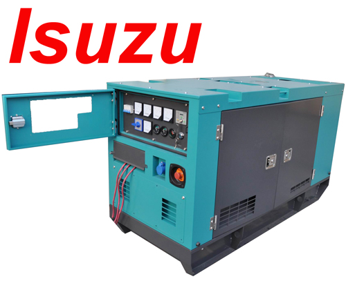 Isuzu Soundproof Diesel Generator