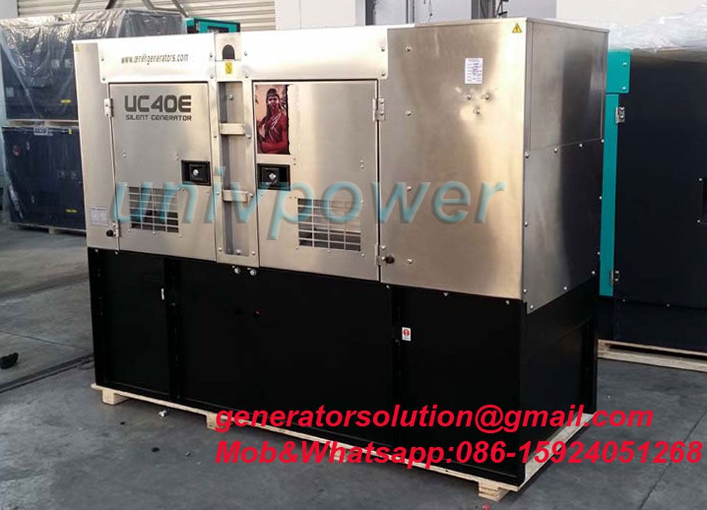 Stainless Steel Silent Diesel Generator Set (60KVA)