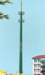 Telecommunication Microwave tubular Tower