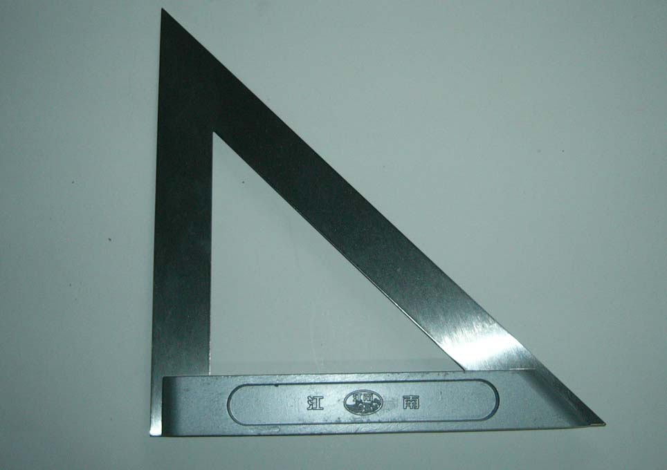 stainless set-square ruler
