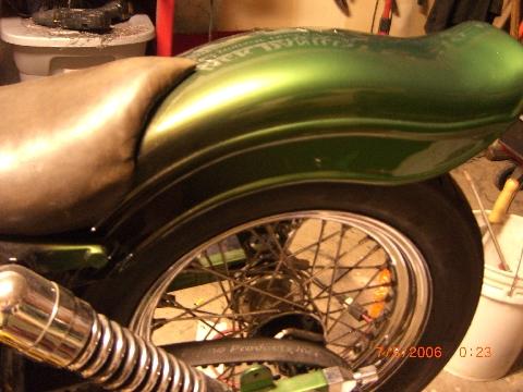 Hand built tanks and fenders