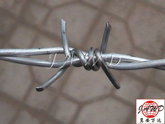 Galvanised barbed Wire