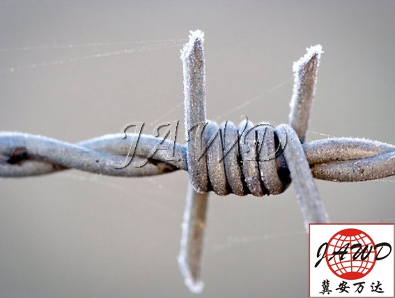 PVC coated barbed wire